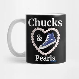 Chucks and Pearls 2021 Harris Biden Mug